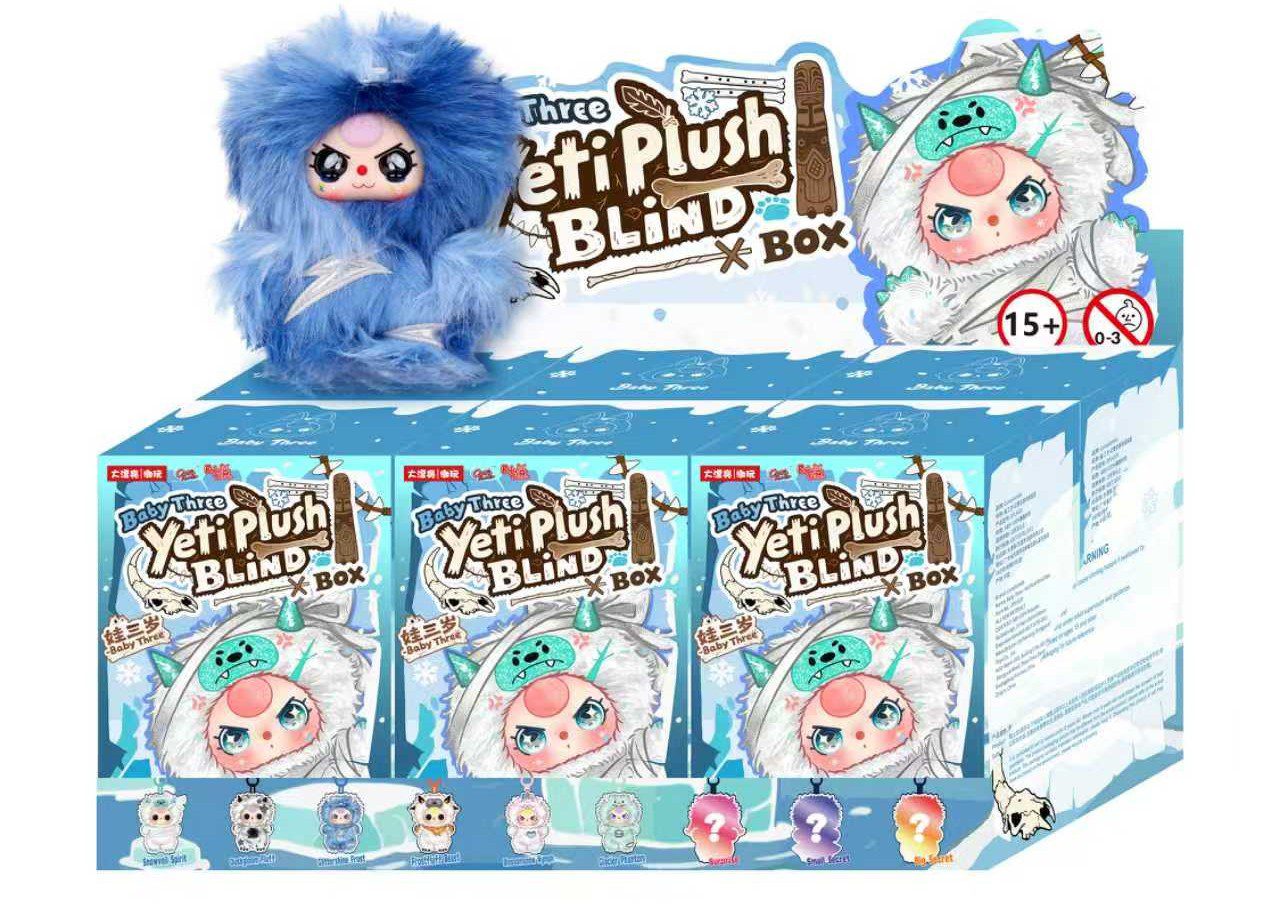 Baby Three plush blind boxes exclusively available at Target this Black Friday weekend.