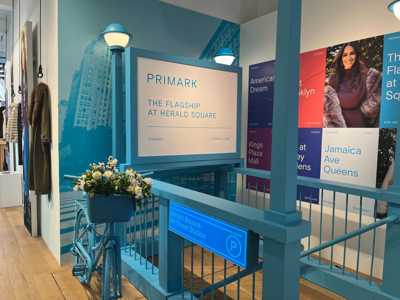 The Primark Studio pop-up in NoHo.
