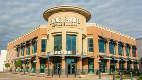 The Barnes and Noble at Woodlands Mall in Montgomery County, Texas.