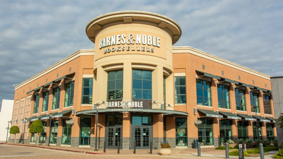 The Barnes and Noble at Woodlands Mall in Montgomery County, Texas.