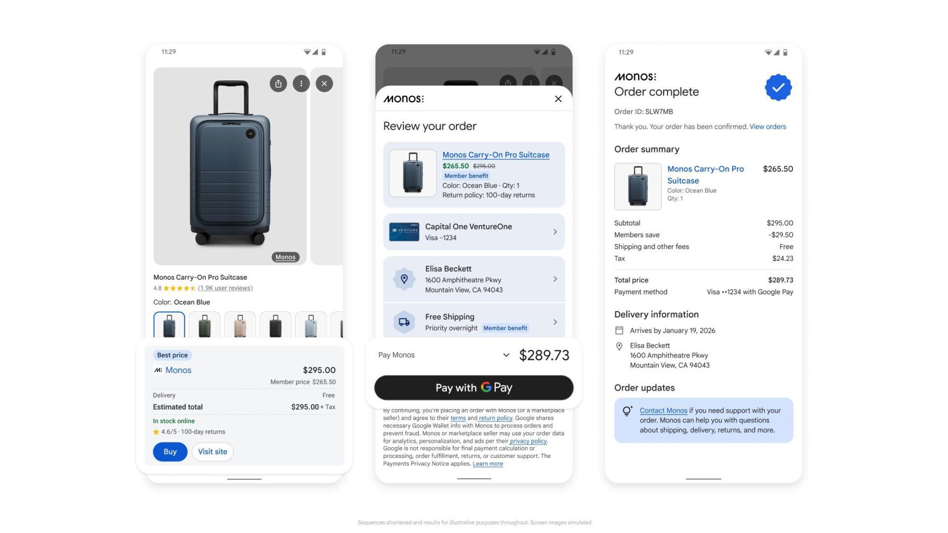 Checkout has arrived on Google.
