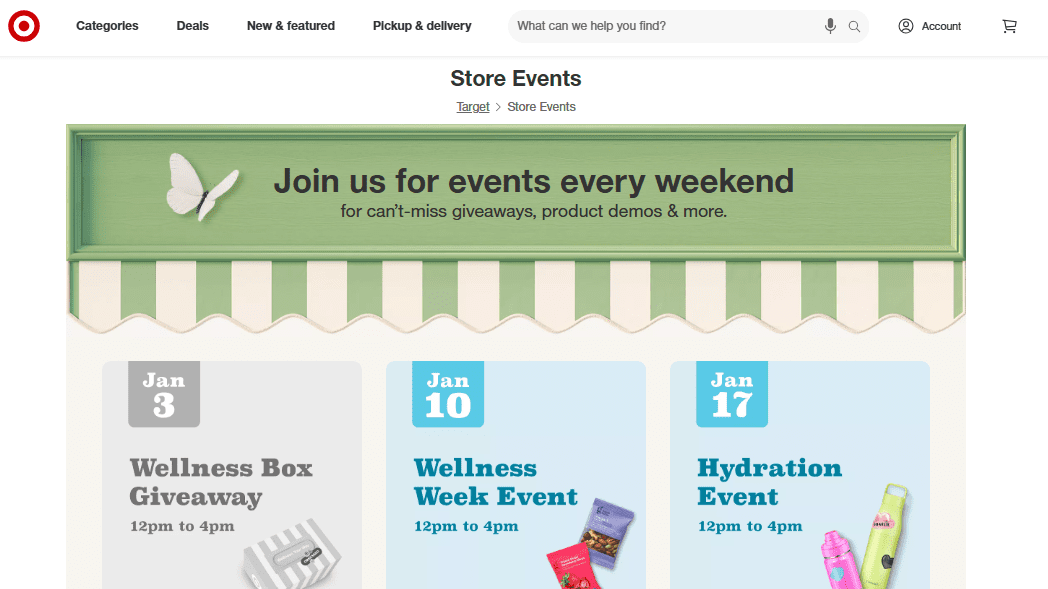 Target is focusing on wellness this year with events and an expanded assortment.