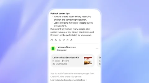 ChatGPT now has ads and Target is one of the early test partners.
