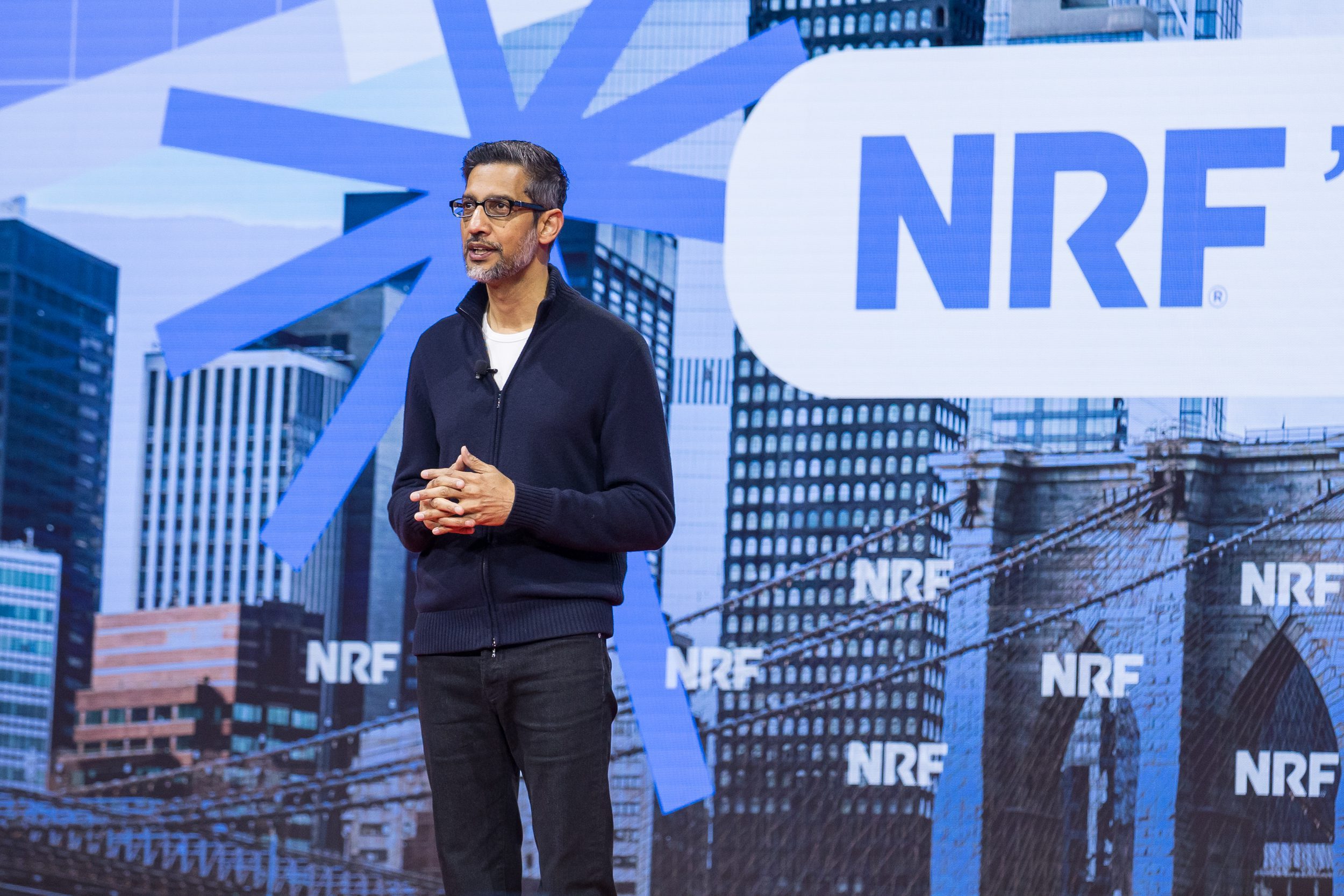 Google CEO Sundar Pichai at the NRF Big Show