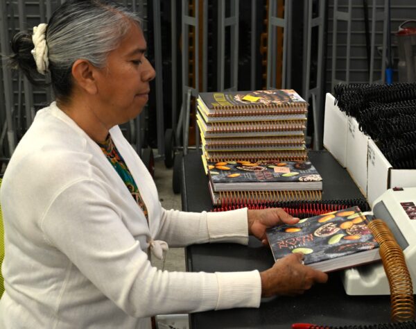 The book coiling process.