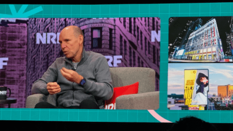 JD Group CEO Régis Schultz at the NRF Big Show.