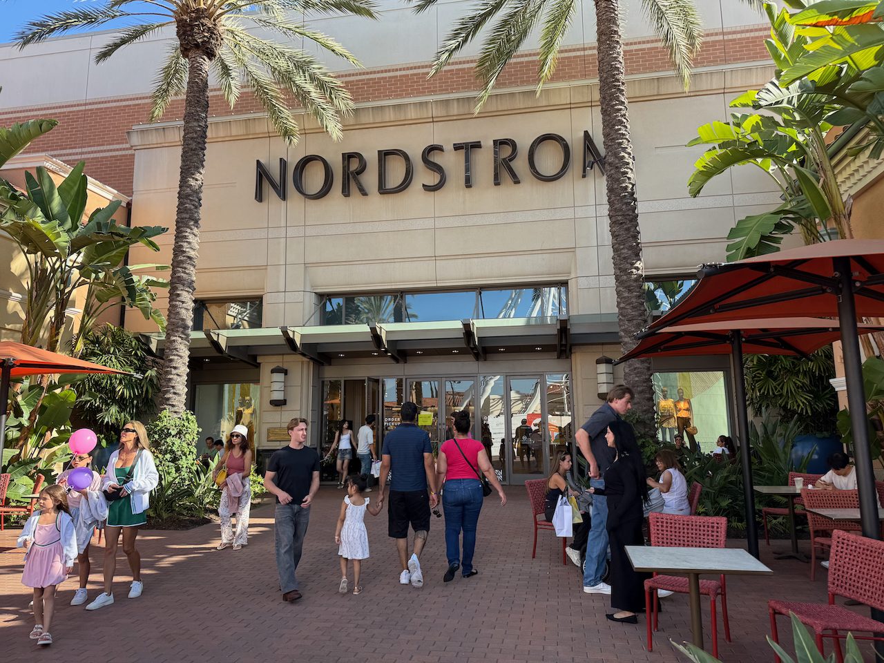 Nordstrom is one of the anchors of the Irvine Spectrum Center. Photo by Retail TouchPoints. 