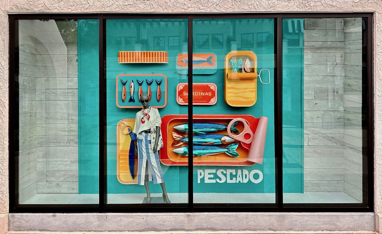 Another "Pescado" window. Photo courtesy of Anthropologie.