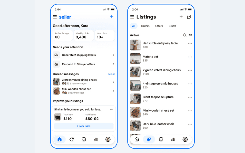 Facebook Launches Standalone App For Marketplace Sellers Retail Facebook Launches Standalone App For Marketplace Sellers Retail